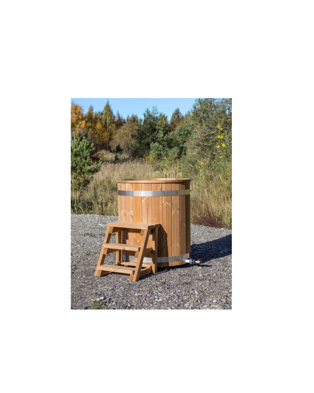 Premium Eisfass Ø86cm Holz