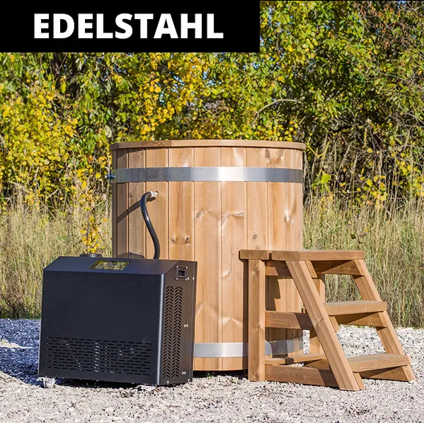 Premium Eisfass Ø86cm Holz