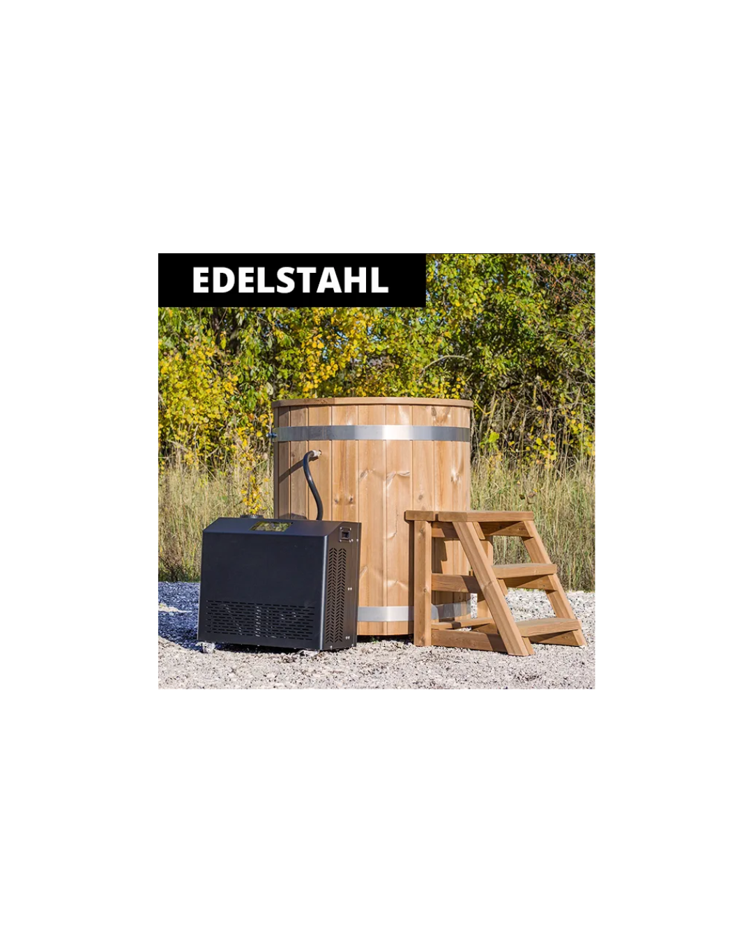 Deckel aus Fichte  Ø86cm für Eisfass Premium