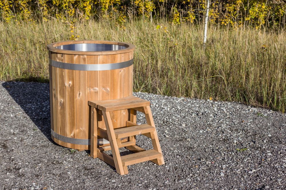Premium Eisfass Ø86cm Holz